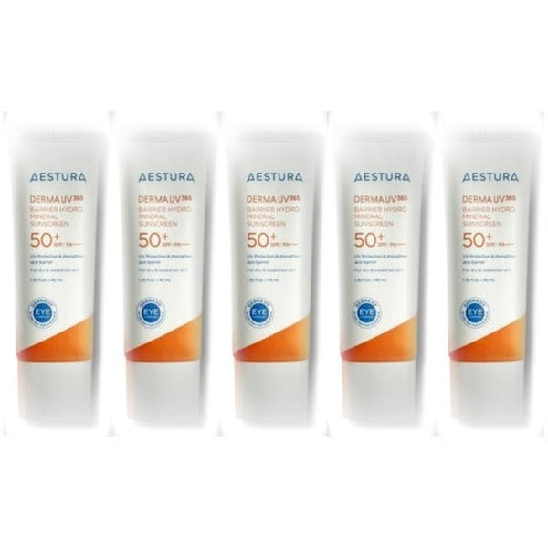 KatyAlphaShopping [BeautyNara] Dermah UI365 Barrier Hydrating Mineral Sunscreen 40ml x 5