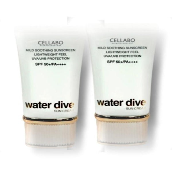 KatyAlphashop [BeautyNara] Celabo Water Dive Skin Care Sunscreen 60ml x 2