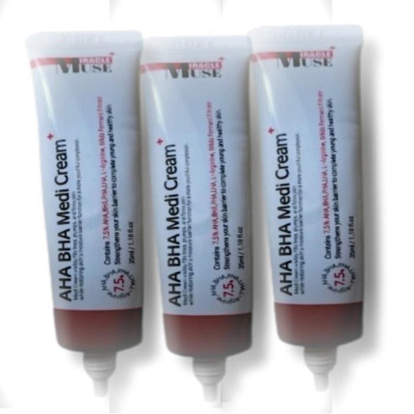 KTR Alpha Shopping Beauty Nara Miracle Muse AHA BHA Medi Cream 35ml Set of 3
