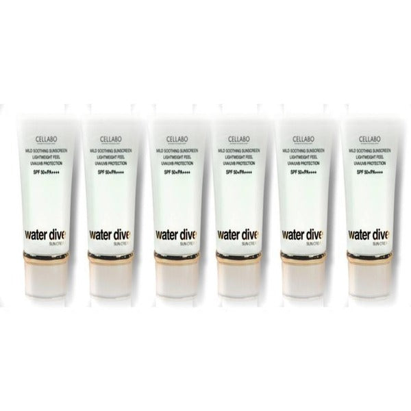 KatieAlphaShop[BeautyNation] Cellabo Water Dive Skin Care Sunscreen 60ml x 6