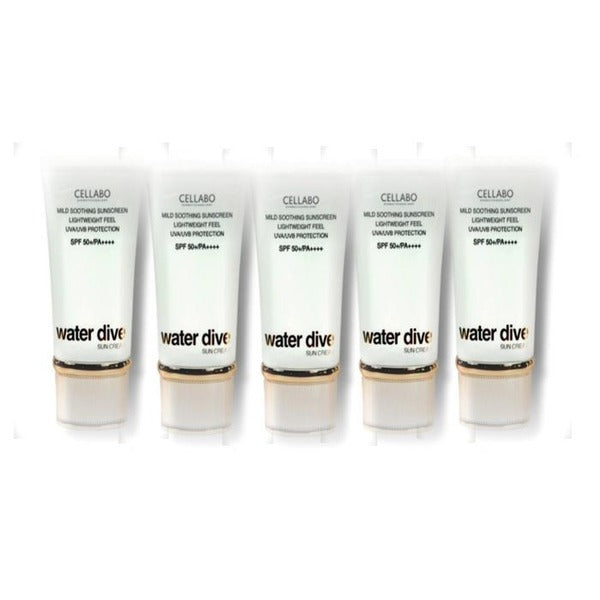 KatyAlpaShopping BeautyNara Celaba Water Dive Skin Care Sunscreen 60ml x 5