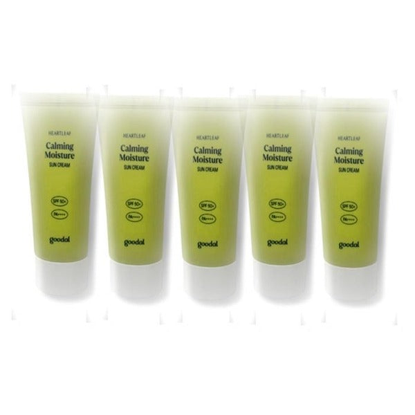 KatyAlphaShopping [BeautyNara] Guadal Clear Seaweed Calming Moisturizing Sun Cream 50ml x 5