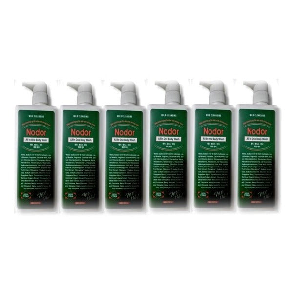 KatyAlphaShopping [BeautyNara] Nodour All-In-One Body Wash 460ml x 6