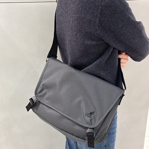 Domestic Official Store Kangol Bag Kangol Icon Trapeze Crossbody 3377 Charcoal Slingshot