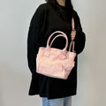 Domestic Official Store Kangol Bag Lucky Canvas Tote Bag 3952 Pink Crossbody Slingshot