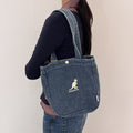 Kangol washed jersey eco bag small 0059 denim crossbody slingback