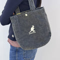 Kangol Washed Jerry Eco Bag Small 0059 Denim Black Crossbody Slingshot
