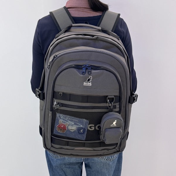Kangol Icon Quantum Pro Backpack 1485 Charcoal Briefcase