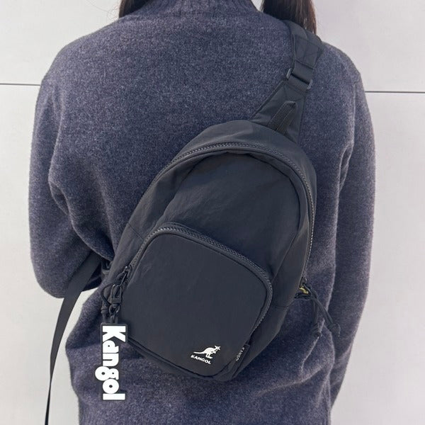 Kangol Everyday Nylon Slingsack 1369 Black Crossbody Bag