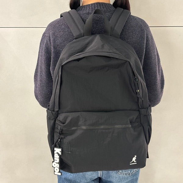 Kangol Everyday Nylon Backpack 1494 Black Schoolbag
