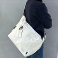 Kangol Everyday Nylon Large Tote Bag 4005 Ivory Crossbody Slingshot