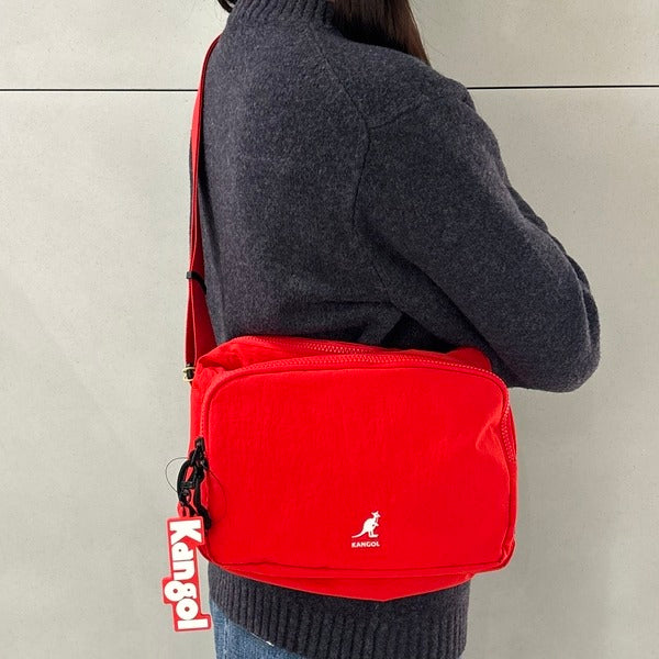 Kangol Everyday Nylon Crossbody Bag 3385 Red