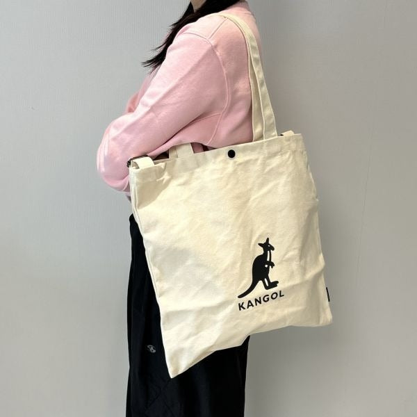 Domestic Official Store Kangol Bag New Eco Backpack Plus 0047 Ivory Crossbody Slingshot
