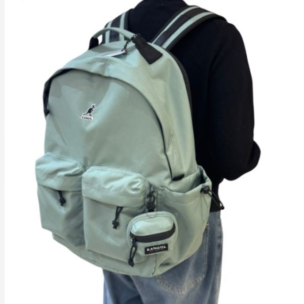 Kangol Retrocore Standard Split Backpack 1471 Light Green Bookbag