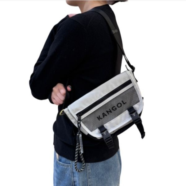 Kangol Icon Quantum Small Crossbody 3335 Light Gray Slingshot Bag