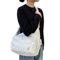 Kangol Essential RC Large Crossbody Bag in Light Gray