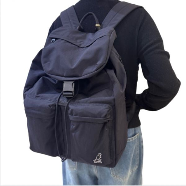 Kangol Essential RC Split Backpack 1473 Black Briefcase