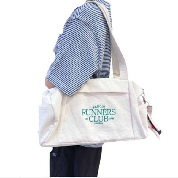Kangol genuine store bag bio canvas double backpack 3976 ivory crossbody slingback