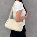 Kangol official store, Kangol corduroy crossbody bag 3360 ivory slinging bag