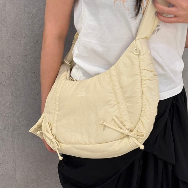 Kangol Gloxy Round Mini Crossbody Bag 3369 Ivory Crossbody Slingback