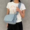 Kangol Essential Plus Flap Messenger Bag 2099 Light Blue Crossbody Slingshot