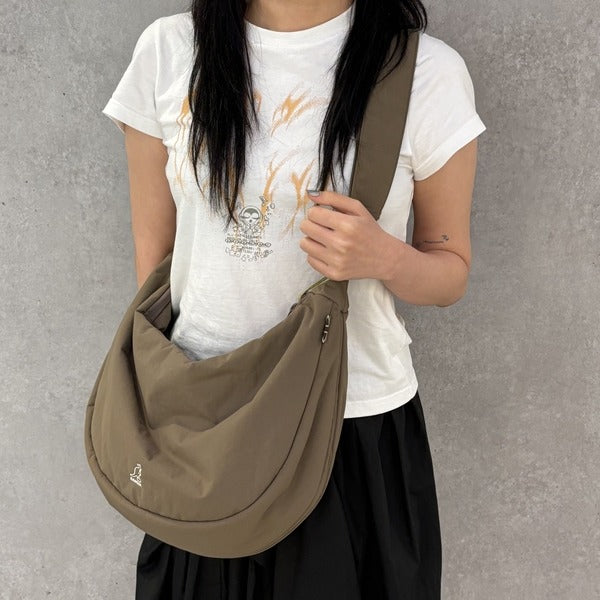Kangol Essential Plus Large Crossbody Brown Slingsack