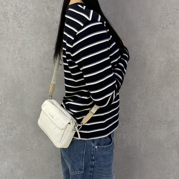 Kangol Eazy Travel Mini Crossbody Bag 3373 Ecru Slingshot