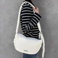 Domestic Official Store Kangol Faux Fur Rounded Crossbody 3370 Ivory Slingsback