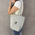 Domestic Official Store Kangol Bag Essential Jerry Eco Bag Small 0058 Light Gray Crossbody Slingback