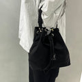 Kangol nylon amber bucket bag 3392 black crossbody slingback
