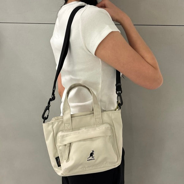 Kangol bag Standard Tote Bag 4017 Ivory Crossbody Slingback