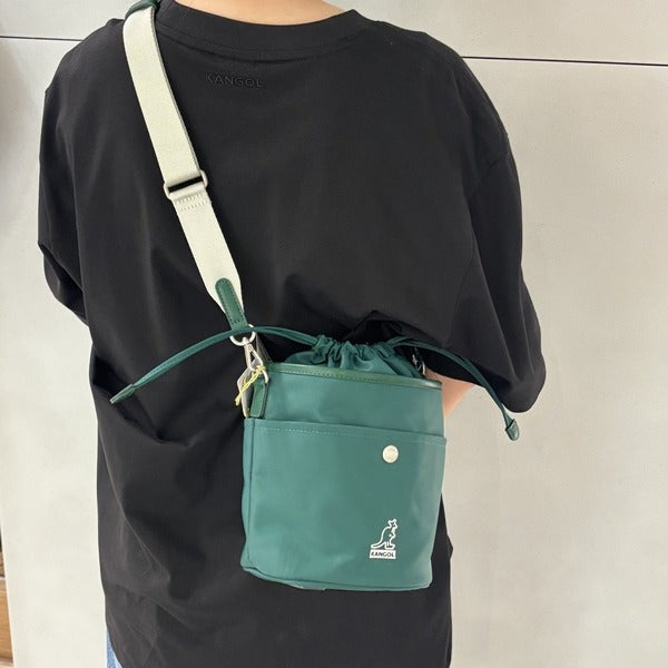 Kangol bag Riora bucket crossbody 3399 green slingback
