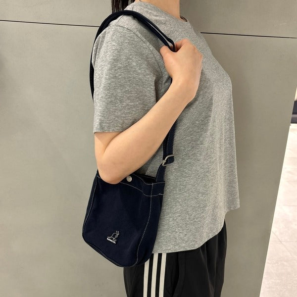 Kangol bag bio canvas soft mini crossbody 3397 navy slingback