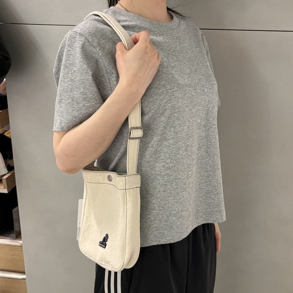 Kangol bag bio canvas soft mini crossbody 3397 ivory slingback