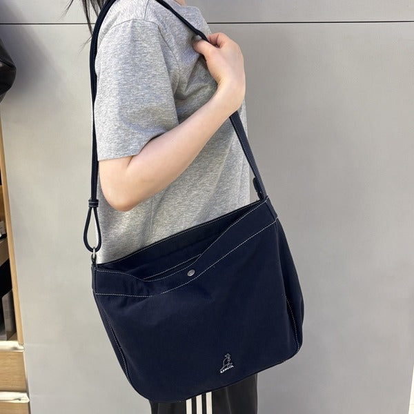 Kangol Bio Canvas Soft Crossbody Bag 3396 Navy Slingback