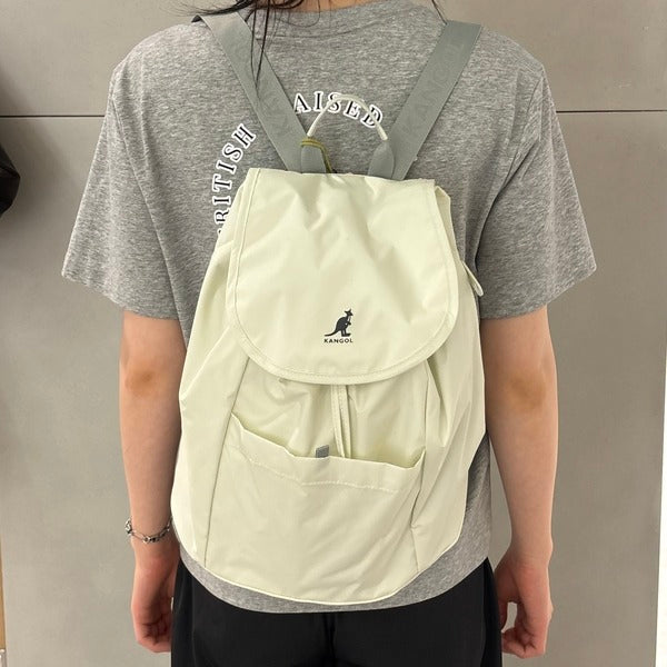 Domestic Official Store Kangol Essential Air Backpack 1497 White School Bag