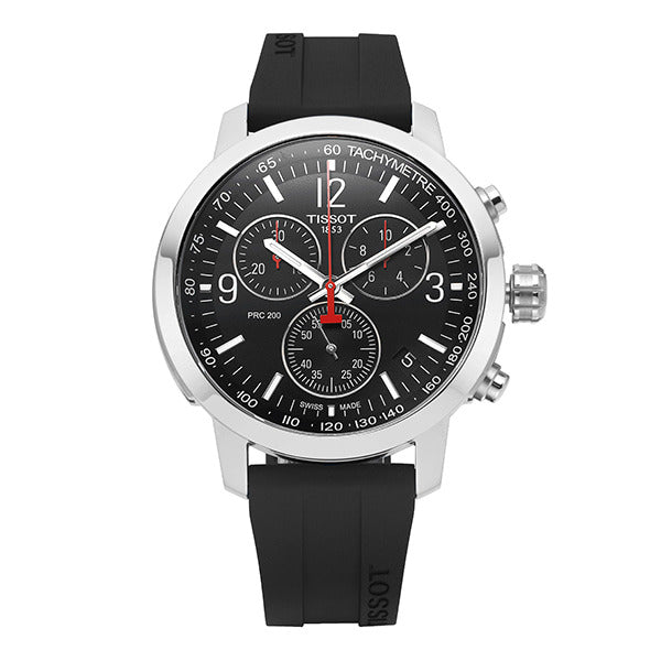 Tissot T114.417.17.057.00 (T1144171705700) PRC Chronograph Men's Silicone Watch