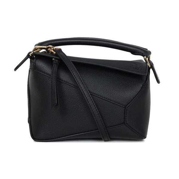 Loeb Puzzles Edge Black Women's Mini Tote Bag A510P88X60 1100