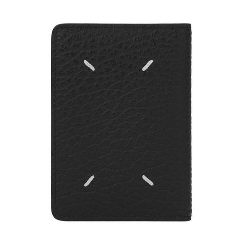 26SS Saint_Marcia Stitch_Fold Black Shared Card Wallet SA1VX0011 P4455 T8013