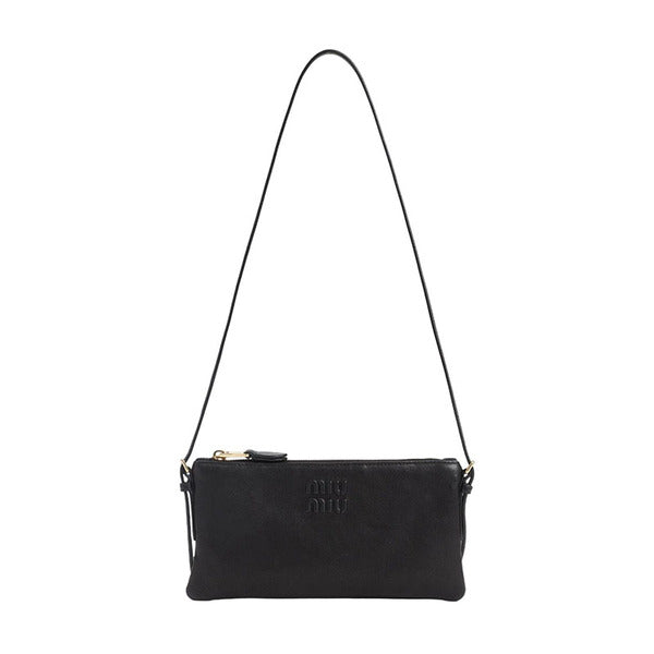 Miu Miu Logo Nappa Leather Pouch Bag 5NI007 AEFX F0002