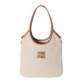 26SS Miu Miu Ivy Canvas Tote Bag 5BG231 ACRN F062F