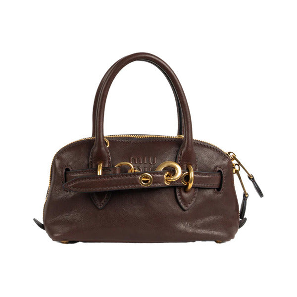 Miuw Miuw Affondur Mini Tote Bag 5BP090 2BBL F0NBL
