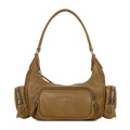 Miu Miu Nappa Pocket Caramel Women's Tote Shoulder Bag 5BC188 2CRL F098L