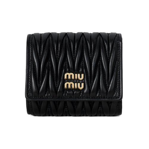 26SS Miu Miu Materesa Small Black Women's Clutch 5MH033 AFPP F0002