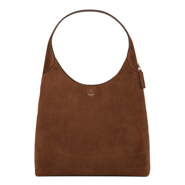 Coach Warm Brown Suede Brooklyn 39 Shoulder Bag CW636 B4WBR