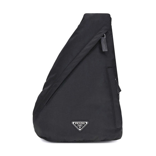 26SS Prada Rip Nylon Black Men's Backpack 2VZ092 2DMG F0002