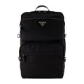 26SS Prada Lina Nylon Backpack Black 2VZ101 2DMG F0002