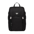 Prada Linen Saffiano Black Backpack 2VZ135 2DMG F0002