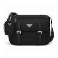 Prada 26SS Triangle Logo Nylon Shoulder Bag Black 1BD953 RV44 F0002 B1M