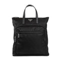 Prada Linen tote bag Black 2VG098 2DMG F0002